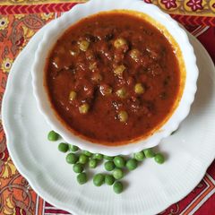 A picture of Green peas masala.