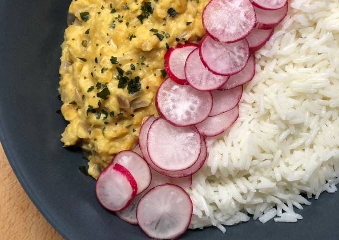 Dahl de lentilles corail