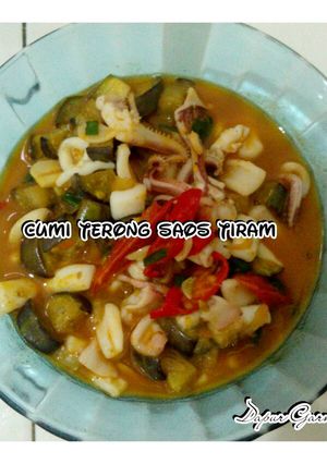 Foto resep Cumi terong saus tiram