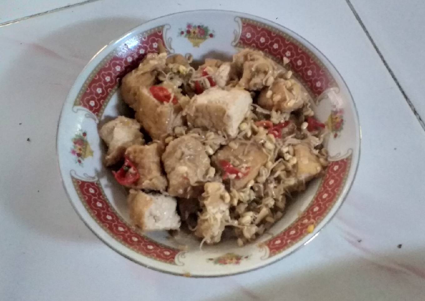Resep Tumis Tahu Pong Goreng Tauge kecambah