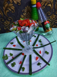 A picture of Kachumbar Salad.