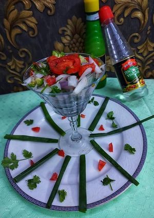 A picture of Kachumbar Salad.