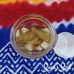 Mukhalal or Arabic Pickled Cucumbers A picture of Mukhalal or Arabic Pickled Cucumbers.