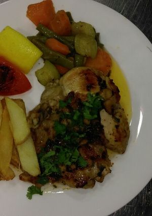 صورة لوصفة نصف فروج مسحب