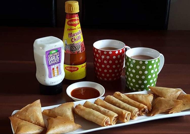 Recipe of Any-night-of-the-week Chicken tikka cheese samosa