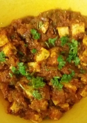 A picture of Tawa paneer masala.