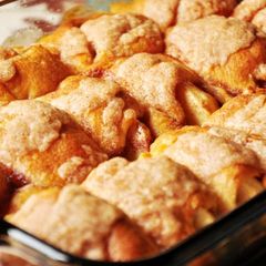 A picture of Crescent Roll Mountain Dew Apple Dumplings.