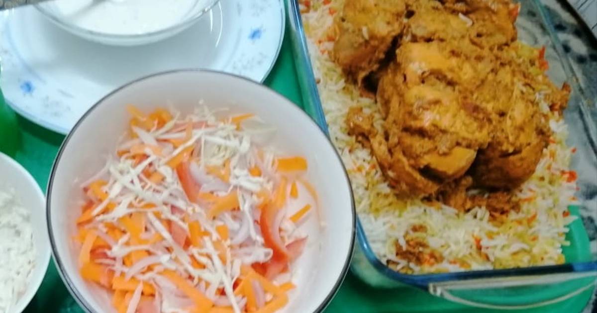 Simple whole chicken biryani Recipe by Salman Gulzar Cookpad