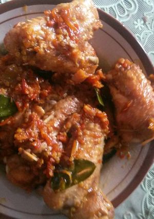 Foto resep Sayap setan pedas