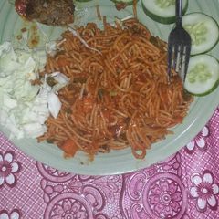 A picture of Spaghetti.