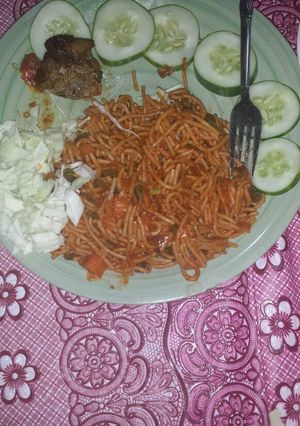 A picture of Spaghetti.