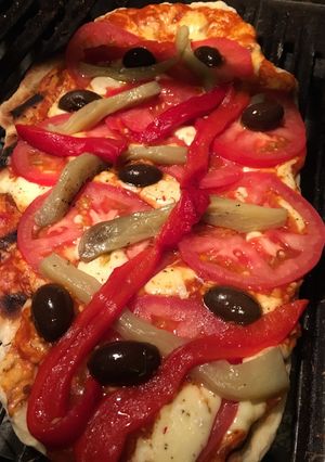 Una foto de Pizza Vegetana a la parrilla