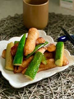 酸甜醬炒甜不辣-家的日常 的食譜成品照片