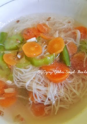 Foto resep Sayur Bening Oyong/Gambas Sederhana
