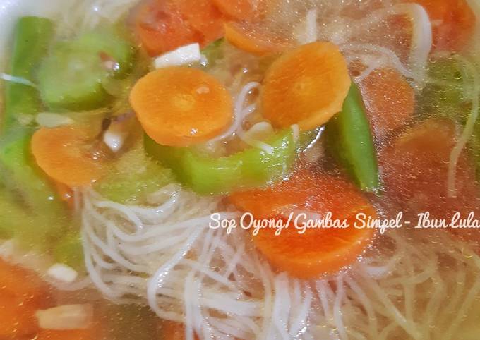 Resep Sayur Bening Oyong Gambas Sederhana Oleh Indri Gustiantari Cookpad