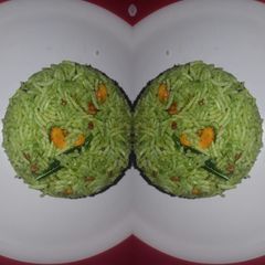 A picture of Coriander Rice.