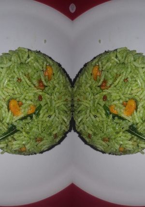 A picture of Coriander Rice.