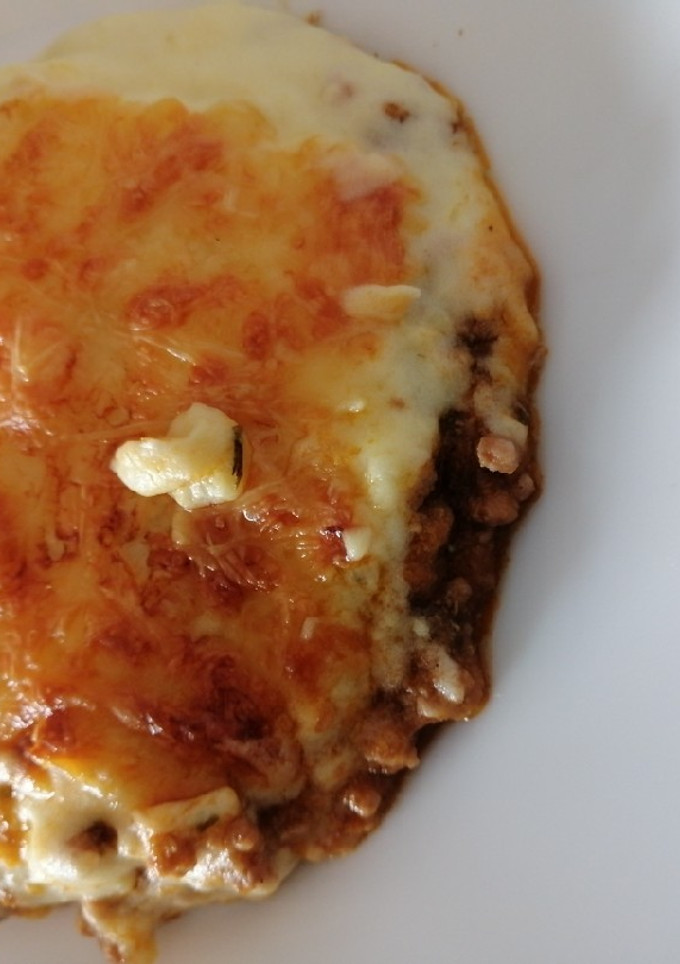 Una foto de Pastel de carne picada con puré de patatas