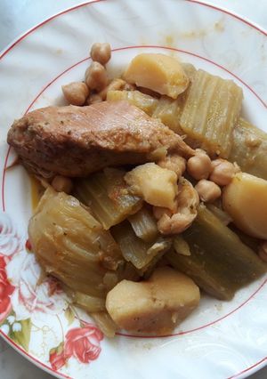 صورة لوصفة مرقة الخرشف (أرضي شوكي)