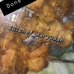 A picture of Chicken kebab.