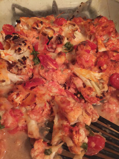 A picture of Cauliflower casserole .
