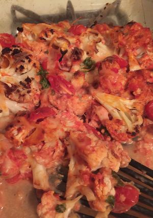 A picture of Cauliflower casserole .