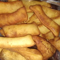 A picture of Crunchy mandazi.