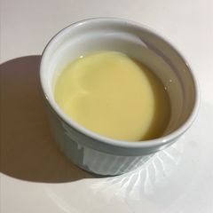 Steamed egg custard A picture of Steamed egg custard.