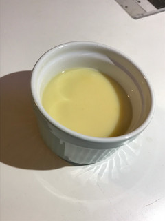 A picture of Steamed egg custard.