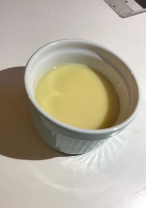 A picture of Steamed egg custard.