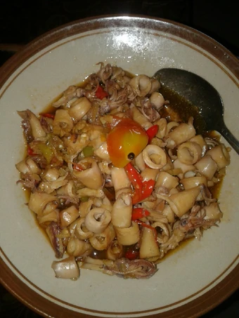 Langkah Mudah untuk Membuat Resep  Cumi asin pedas manis yang Bisa Manjain Lidah, Bisa Manjain Lidah