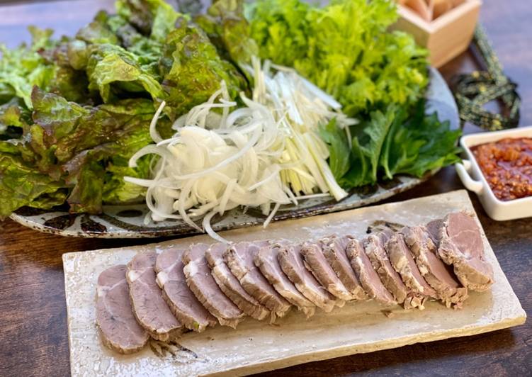 Simple Way to Prepare Ultimate Boiled Pork with Chili Garlic Miso
