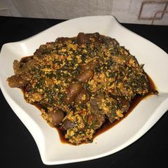 A picture of Egusi soup.