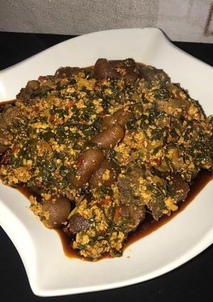 A picture of Egusi soup.