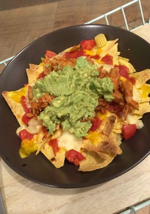 Une photo de Nachos végétariens