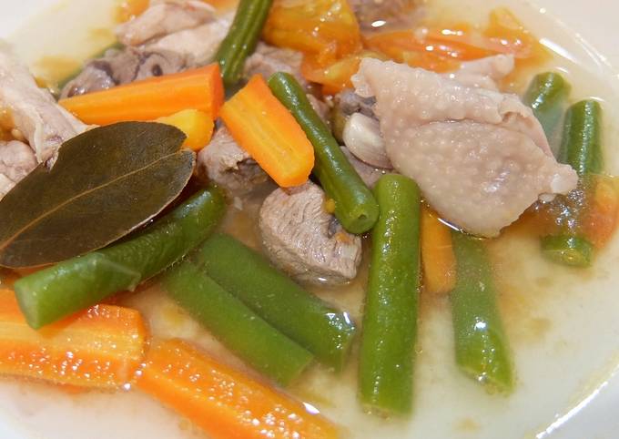 Bagaimana Membuat Asem asem daging ayam homesick Anti Gagal