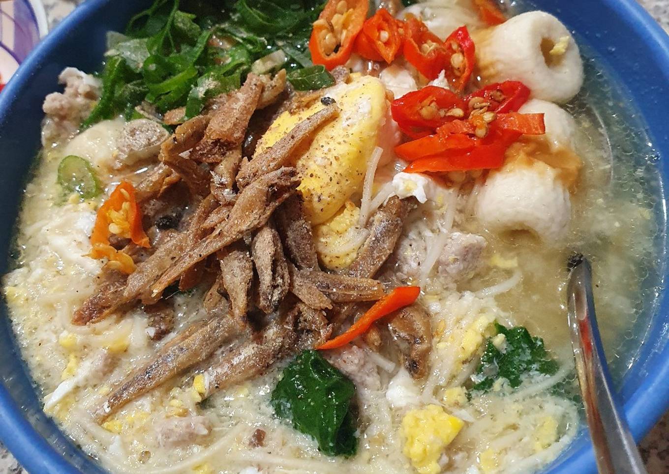 Misoa kuah ala singapore