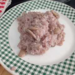 Una foto de Risotto a la milanesa