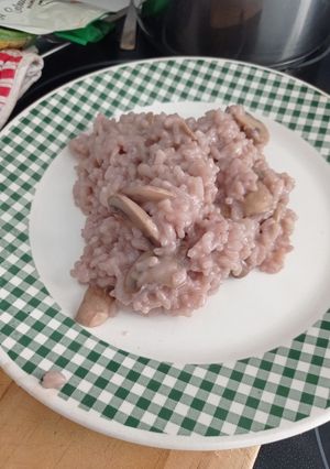 Una foto de Risotto a la milanesa