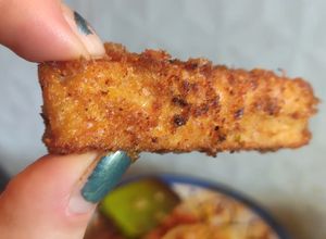 Una foto de Palitos veganos de tempeh (🌱)