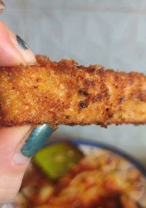 Una foto de Palitos veganos de tempeh (🌱)