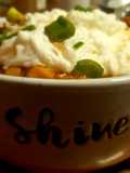 Locro Veggie con Huevo Poché y Salsa Picante