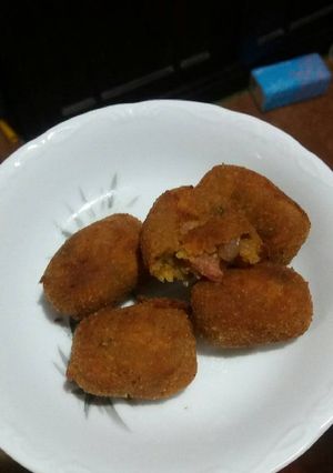Foto resep Kentang isi keju+smoked beef no penyedap rasa