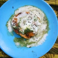 A picture of Aloo ki tikki.