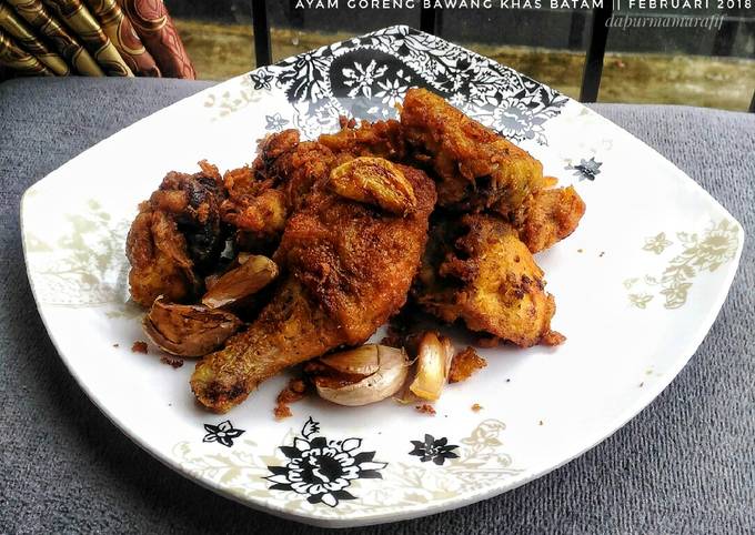 Cara bikin Ayam goreng bawang khas batam Cara bikin Ayam goreng bawang khas batam