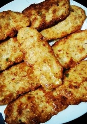 A picture of Chicken kabab for burgers.