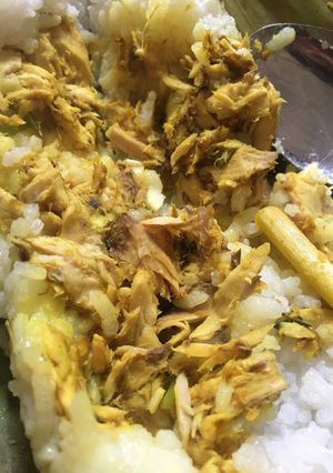 Foto resep Nasi Bakar Tongkol Suwir