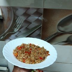 A picture of Vegetable Fried Rice.