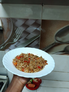 A picture of Vegetable Fried Rice.