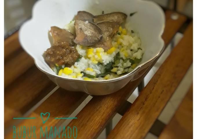 Bagaimana Membuat Bubur manado simple yang Sempurna